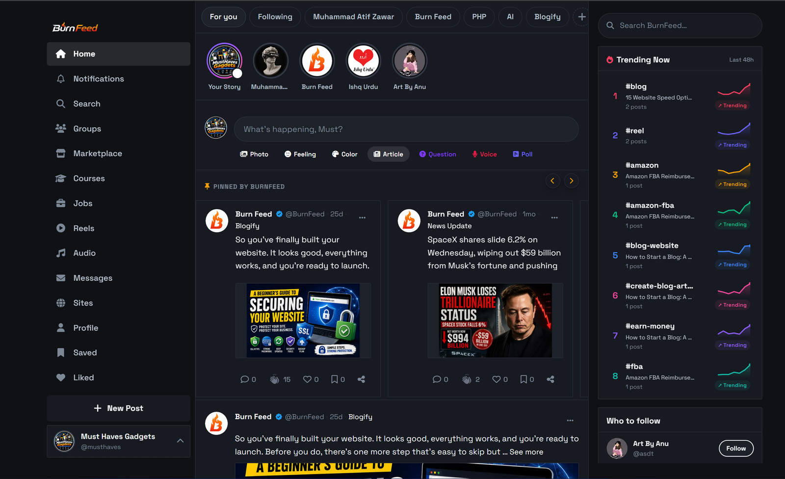 Build a Custom Social Media Platform, Community Website or Web App